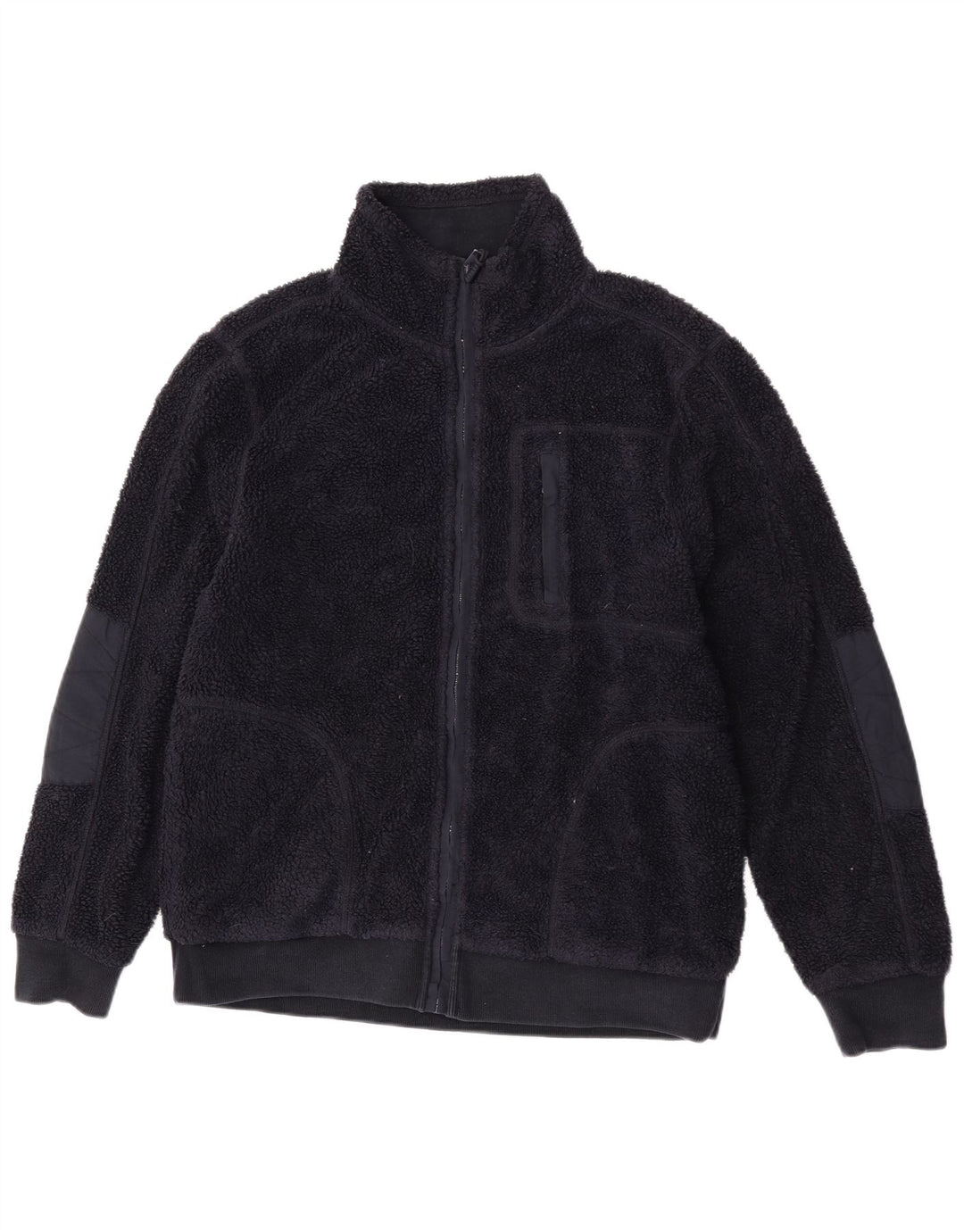 Jachetă din lână pentru bărbați Fat Face UK 38 Medium Bleumarin Poliester