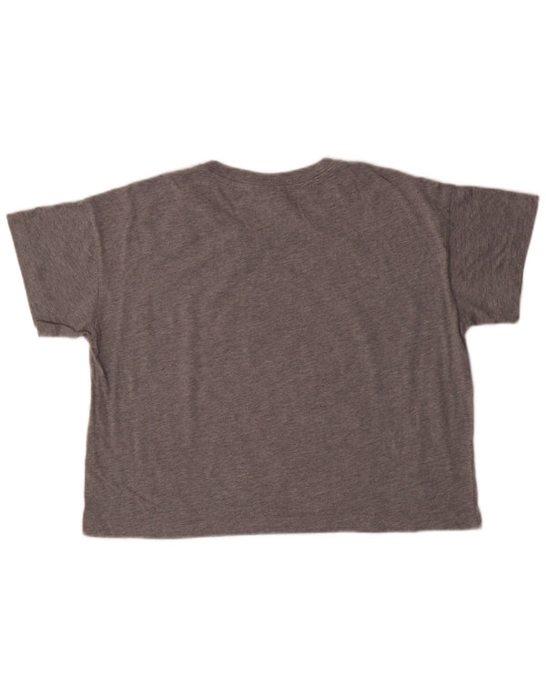 Tricou cu grafic crop pentru femei Top UK 16 Large