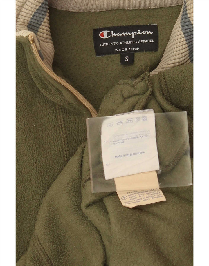 Jachetă fleece pentru bărbați Champion UK 36, verde, poliester color bloc