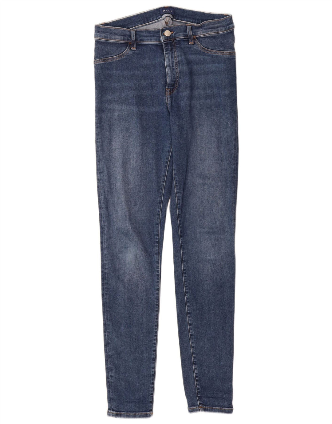 Blugi skinny Gant pentru damă, mediu W28 L30, bumbac albastru