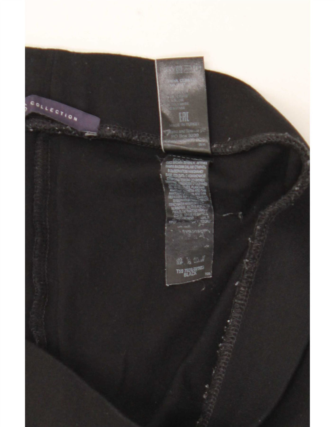 Leggings cu etrier pentru femei Marks & Spencer UK 12 Medium Black Viscose
