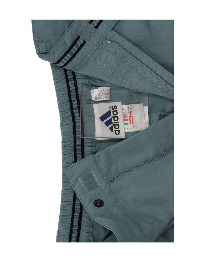ADIDAS Mens Straight Capri Trousers W30 L19 Blue Polyamide Vintage Adidas and Second-Hand Adidas from Messina Hembry 