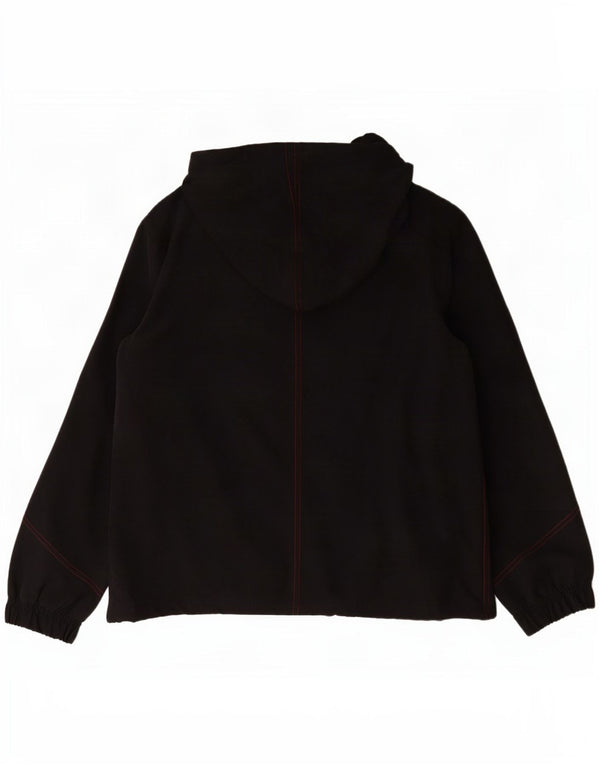 Jachetă de ploaie cu glugă Reebok pentru femei UK 14, mare, negru, poliester