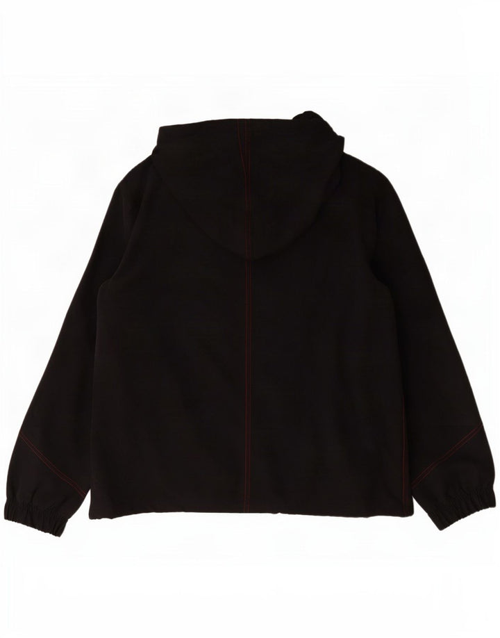 Jachetă de ploaie cu glugă Reebok pentru femei UK 14, mare, negru, poliester