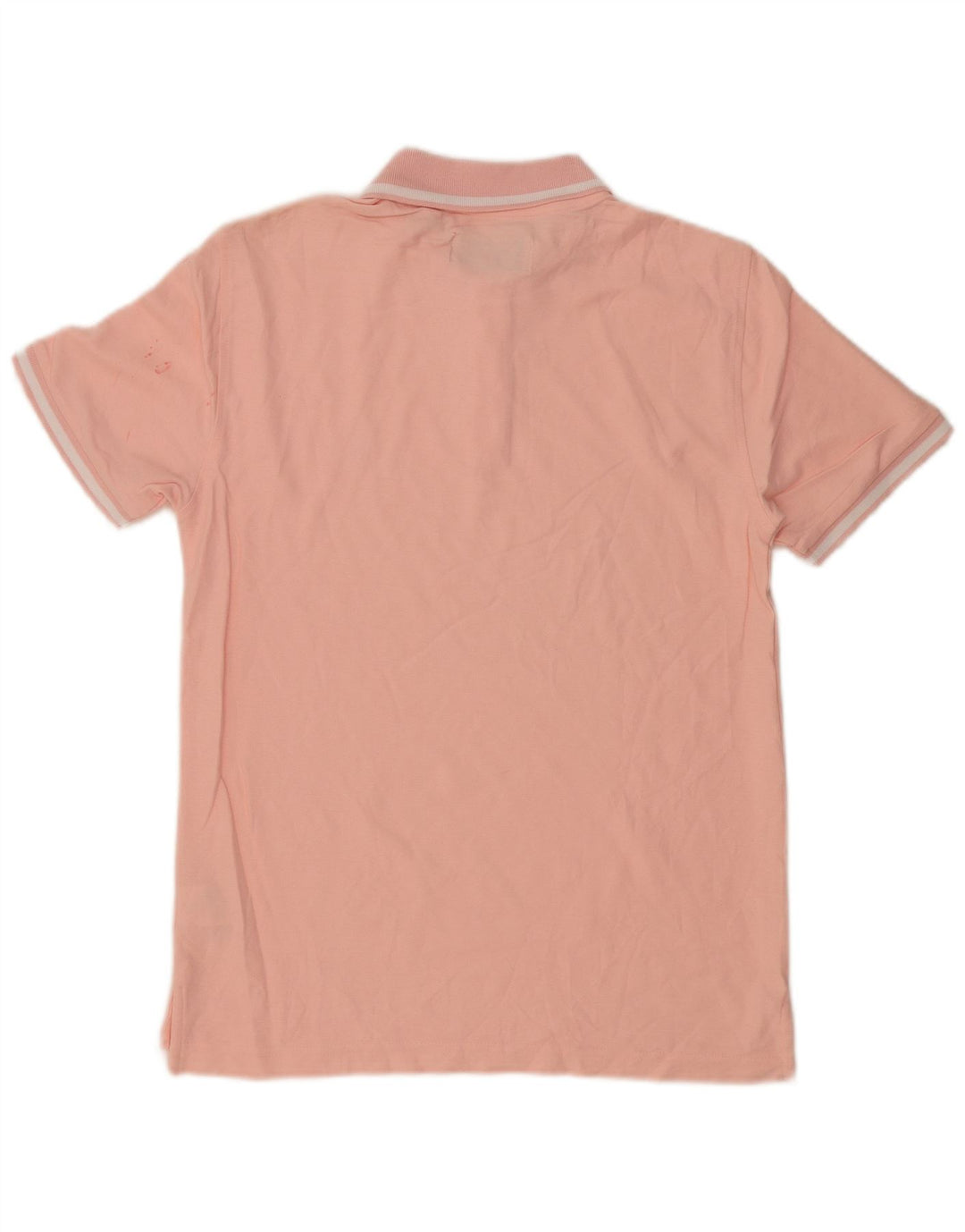 Tricou polo pentru bărbați Penguin, bumbac cu dungi roz, mic