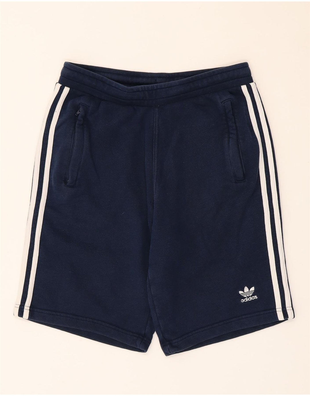 Pantaloni scurți sport pentru bărbați Adidas, mici, albastru, bumbac