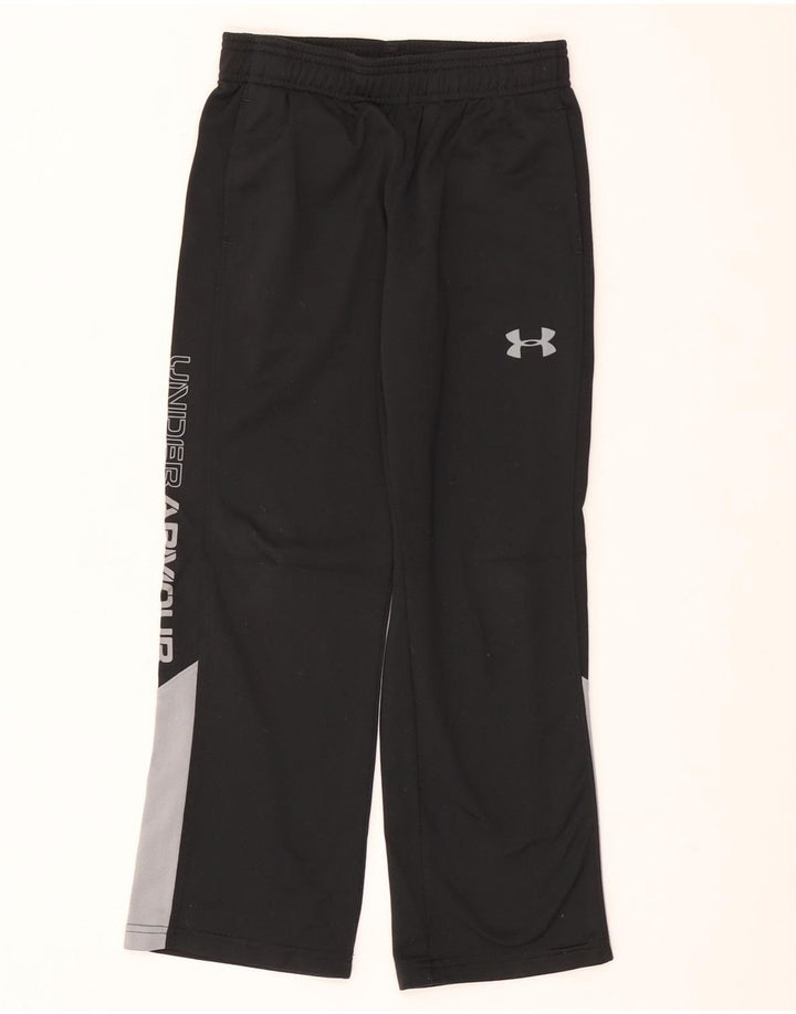 Pantaloni de trening UNDER ARMOUR Băieți 6-7 Ani XS W22 L22 Negru