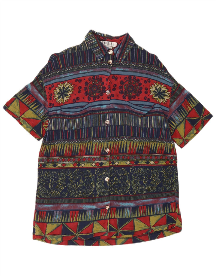 Bluză cămașă pentru femei Marella UK 14 Medium Multicolor Geometric