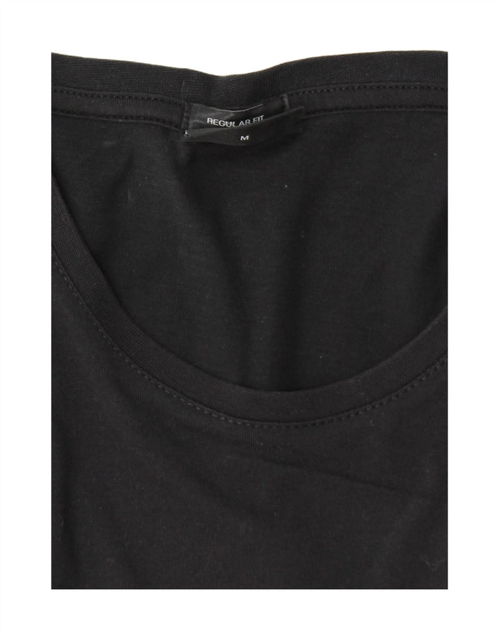 Tricou Hugo Boss pentru bărbați cu croială normală Top mediu negru