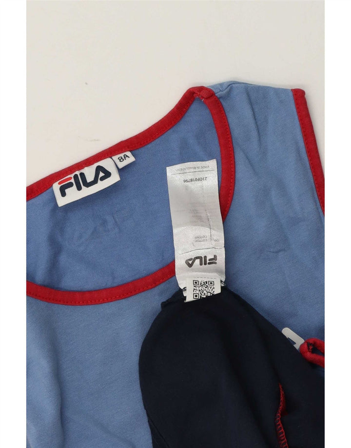 Vestă Fila Băieți Top 7-8 Ani Multicolor Colorblock