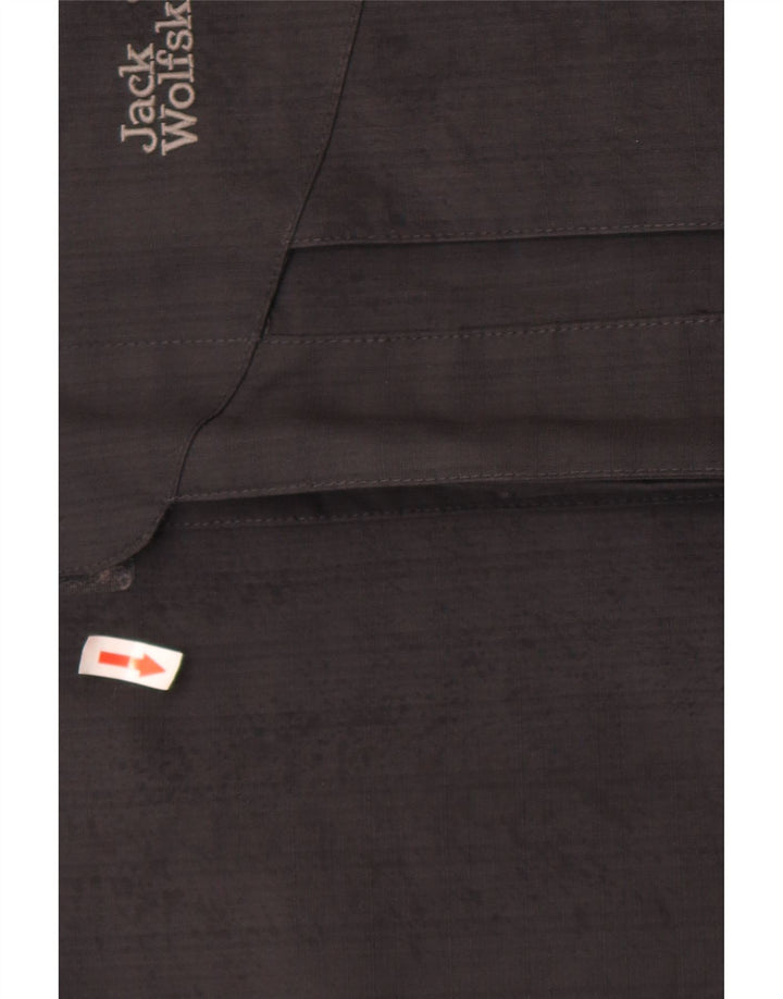 Jack Wolfskin Jachetă de ploaie pentru bărbați UK 40 Poliester negru mare