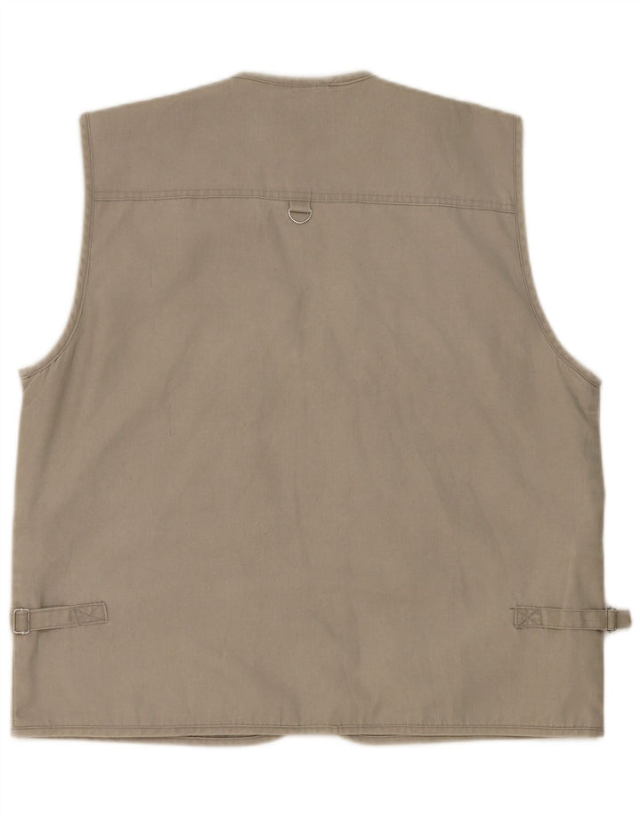 Gilet vintage pentru bărbați, UK 38, bumbac, gri mediu