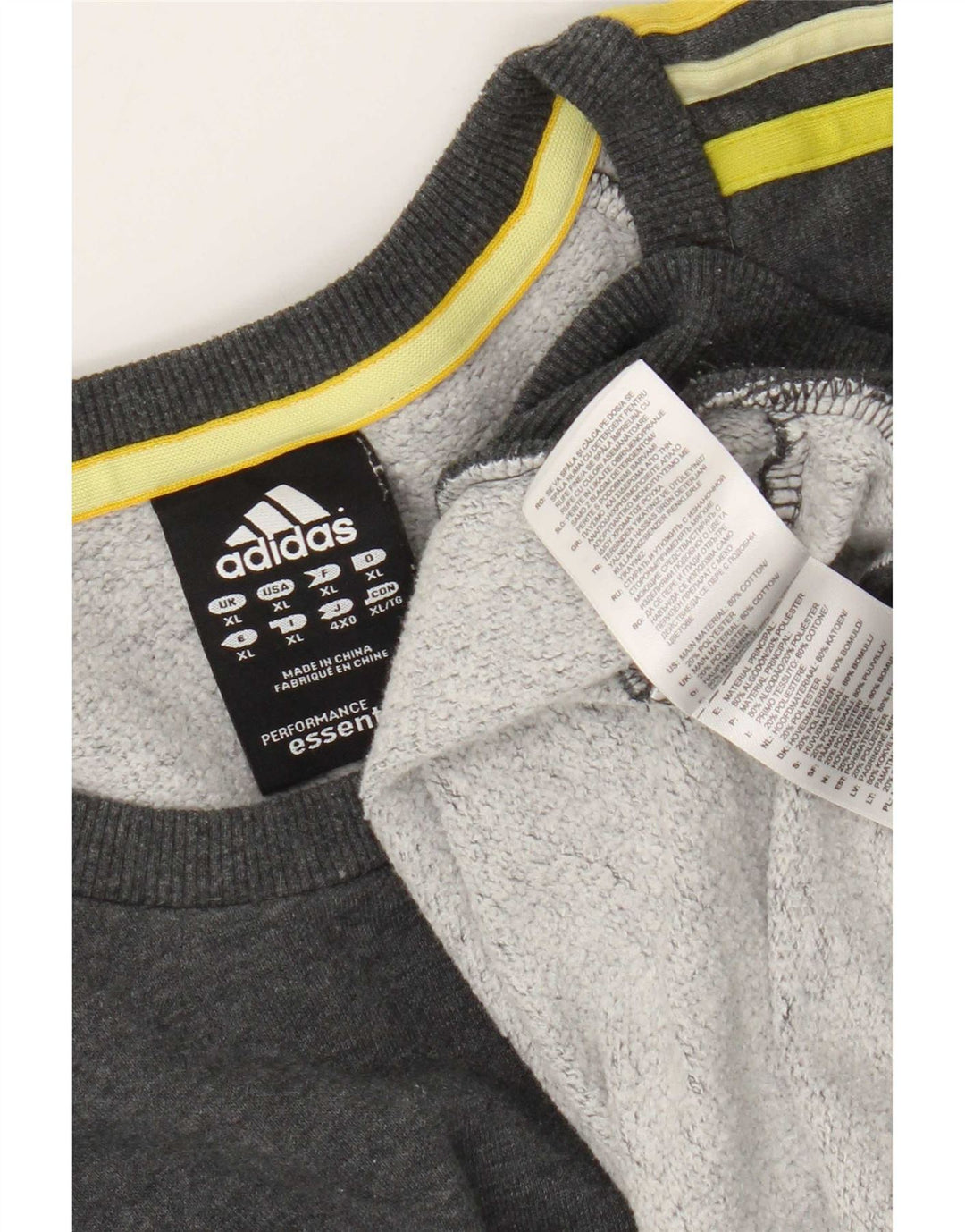Hanorac pentru bărbați Adidas Jumper XL bumbac gri