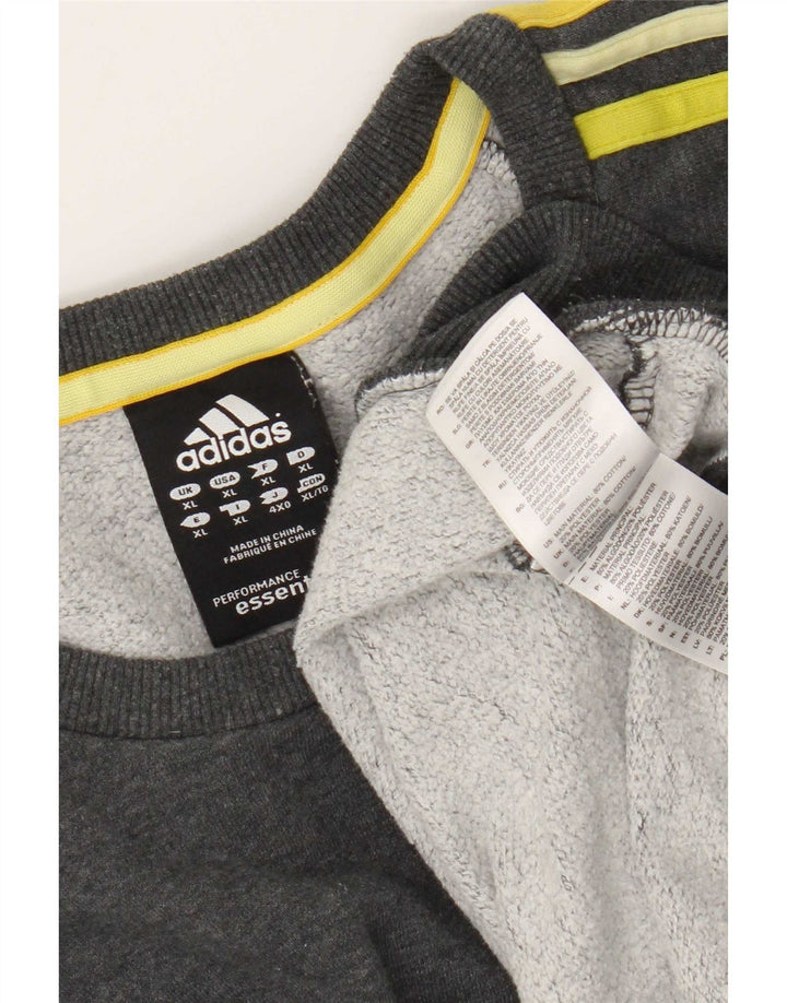 Hanorac pentru bărbați Adidas Jumper XL bumbac gri