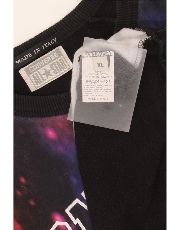 Pulover grafic pentru bărbați CONVERSE Jumper XL, bumbac cu vopsea cravată