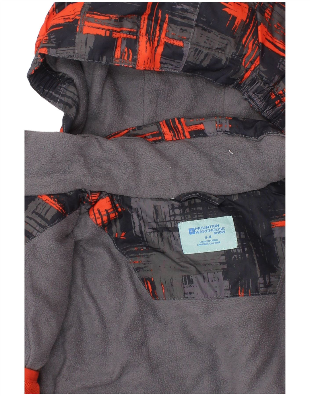 Jachetă Windbreaker cu glugă pentru băieți Mountain Warehouse, 3-4 ani, gri