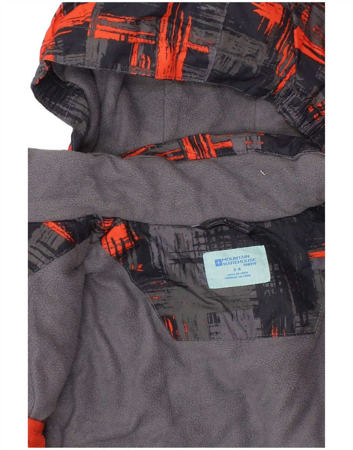 Jachetă Windbreaker cu glugă pentru băieți Mountain Warehouse, 3-4 ani, gri