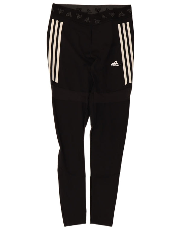 Leggings pentru femei Adidas Marea Britanie 16/18 Poliester negru mare