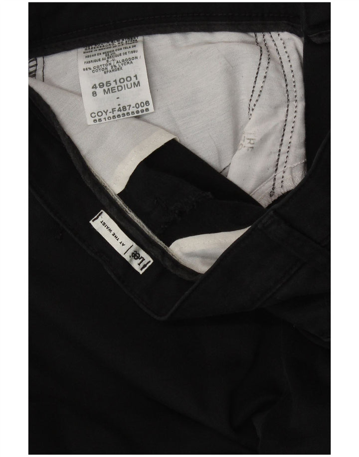 Pantaloni casual drepti pentru femei Lee US 8 Medium W30 L30 Bumbac negru