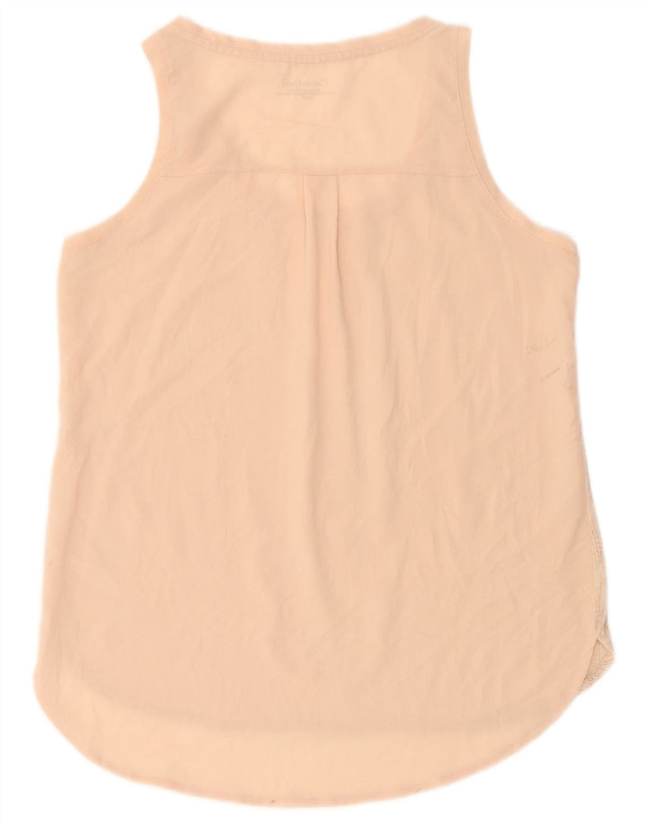 Calvin Klein Womens Vest Top UK 10 Small Pink Spotted Poliester