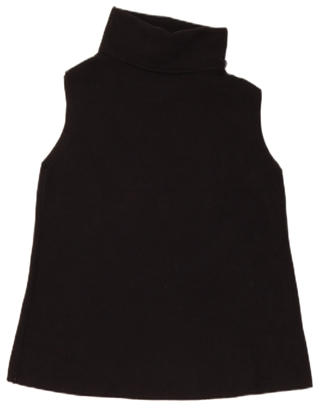 Vesta Zara Womens Tank Top UK 12 Medium Black Bumbac