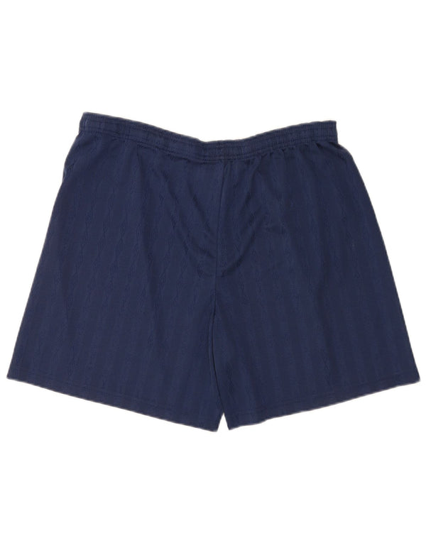 Pantaloni scurți sport grafic Umbro pentru bărbați XL, poliester bleumarin