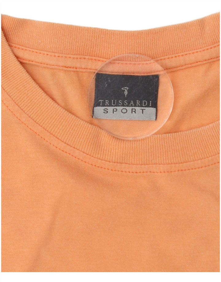 TRUSSARDI Tricou Bărbați Top Medium Orange Colorblock