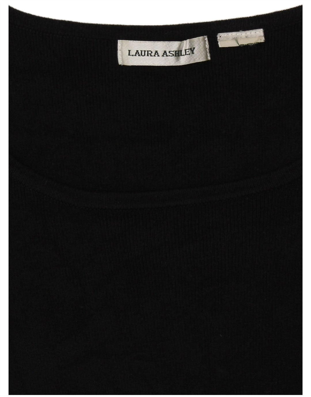 Laura Ashley Womens Vest Tank Top UK 16 Large Black