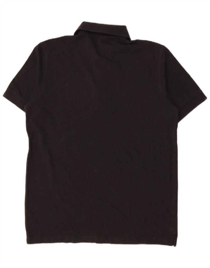 Tricou polo pentru bărbați Hugo Boss, bumbac mediu negru