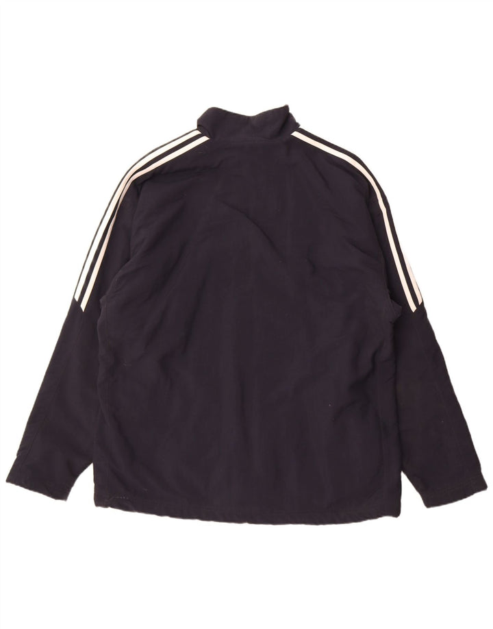 Adidas Mens Pullover Trening Top Jacket UK 40/42 Medium Bleumarin Blue