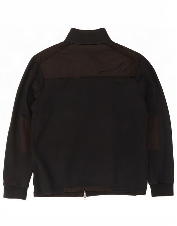 Jachetă căptușită pentru bărbați Marks & Spencer UK 42 XL, bumbac negru color bloc
