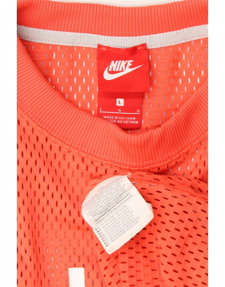Tricou grafic pentru bărbați Nike Top mare poliester portocaliu