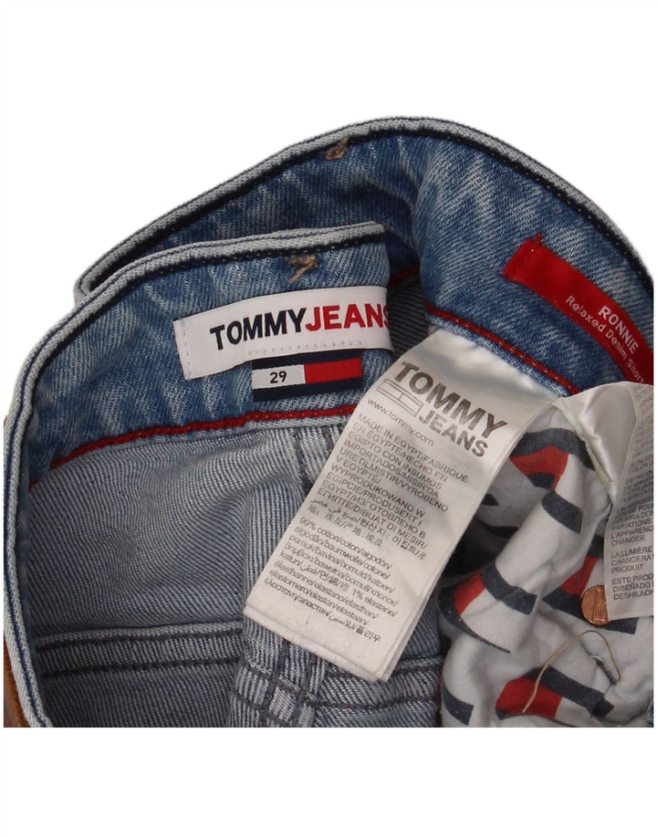 TOMMY HILFIGER Pantaloni scurți din denim pentru bărbați Ronnie, cu croiala relaxată, W29 Small Blue