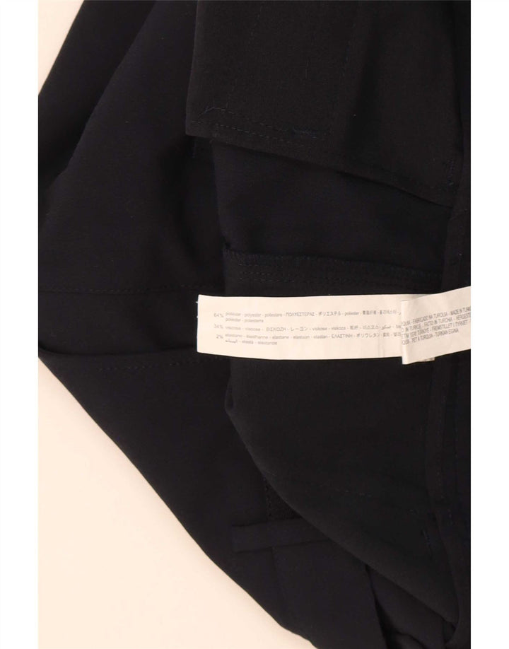 Pantaloni de costum drepți pentru femei Zara Mediu L30 L30 Poliester bleumarin
