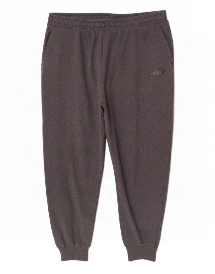 Pantaloni de trening Puma pentru bărbați Joggeri 3XL bumbac gri
