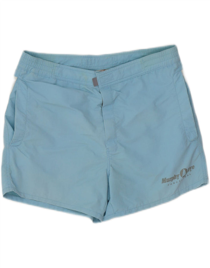Murphy & Nye Pantaloni scurți de înot grafic pentru bărbați XL, albastru, poliamidă color bloc