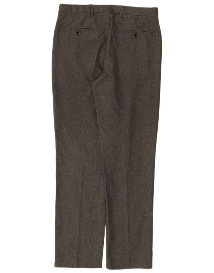 Marks & Spencer Pantaloni chino pentru bărbați, drepti, cu ajustare normală, L32 L31, gri