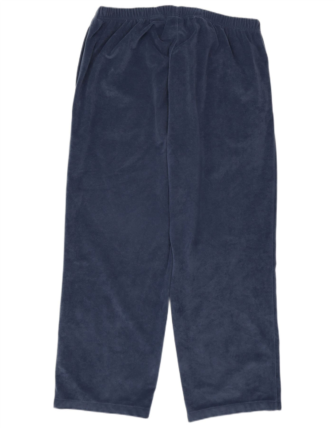 Pantaloni de trening Diadora pentru bărbați din velur mare, poliester bleumarin