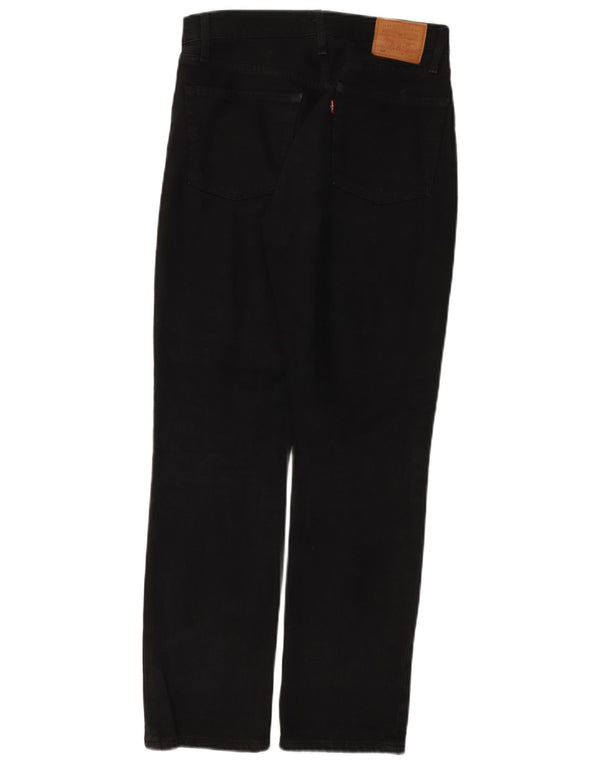 Blugi drepti pentru femei Levi's 501 W26 L28 negri