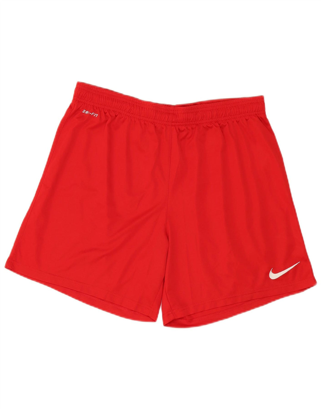 Pantaloni scurți sport Nike Dri Fit pentru bărbați, poliester roșu mare