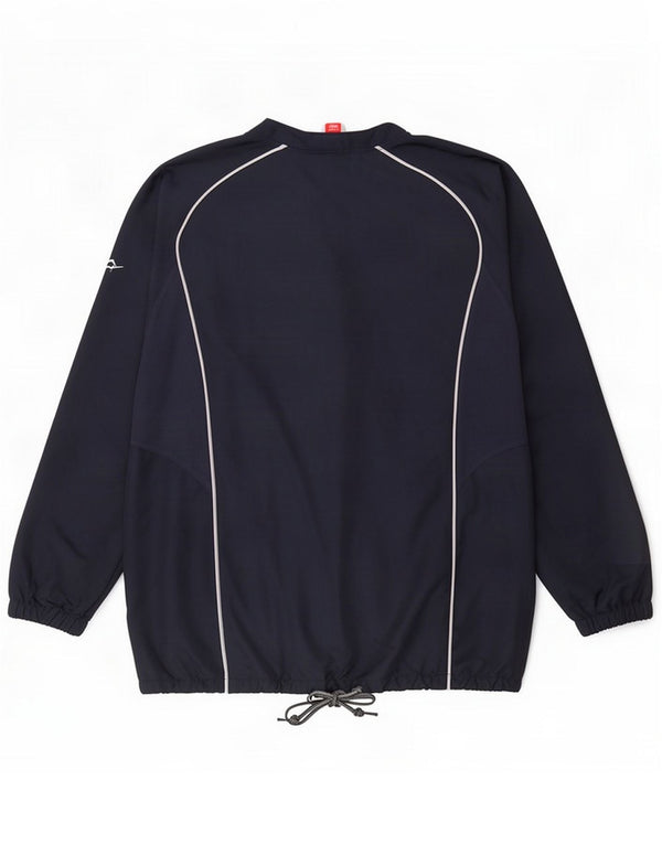 Nike Mens Pullover Tracksuit Top Jacket 2XL Navy Blue Polyester
