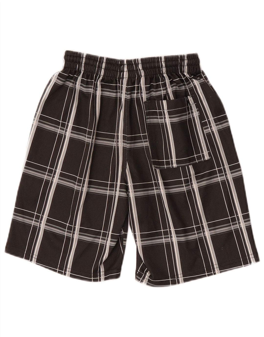 Pantaloni scurți sport Hurley pentru băieți 8-9 ani, mici, gri, carouri, poliester