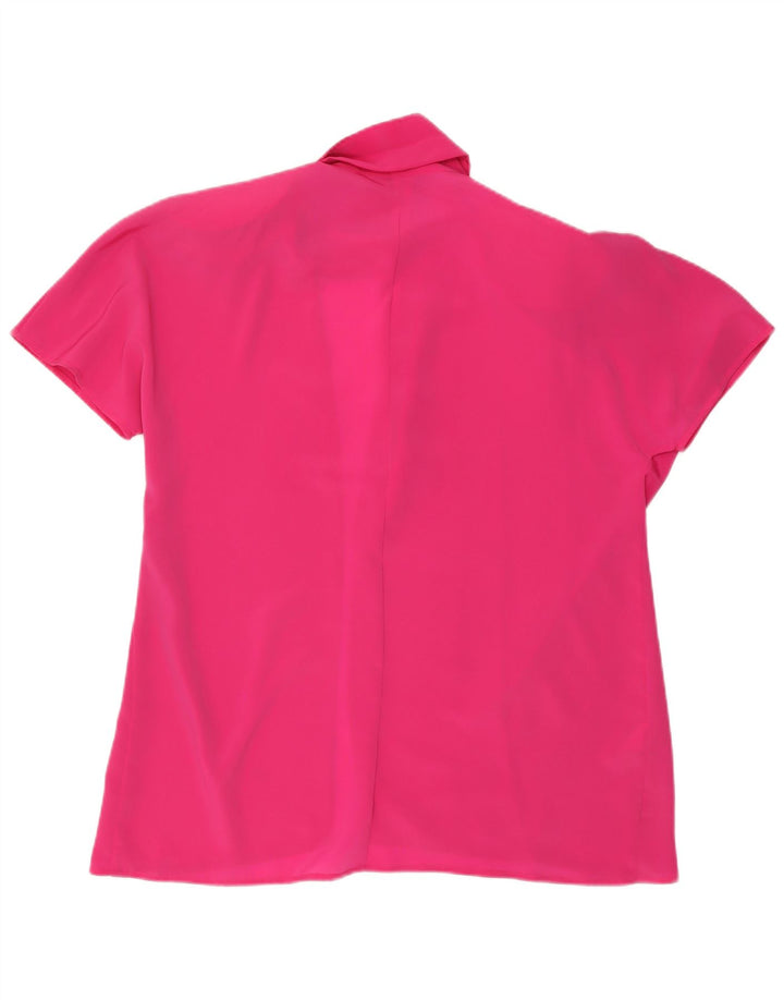 Jachetă vintage pentru femei cu mânecă scurtă cu paragate IT 43 Roz mediu