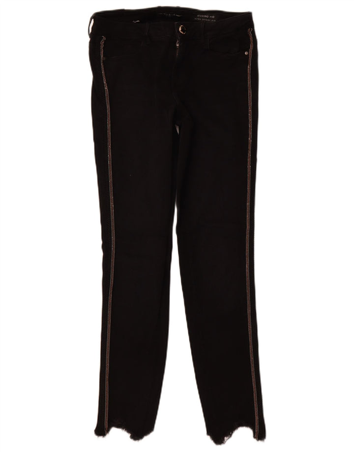 Blugi skinny jegging GUESS pentru femei cu talie medie L28 L28 bumbac negru