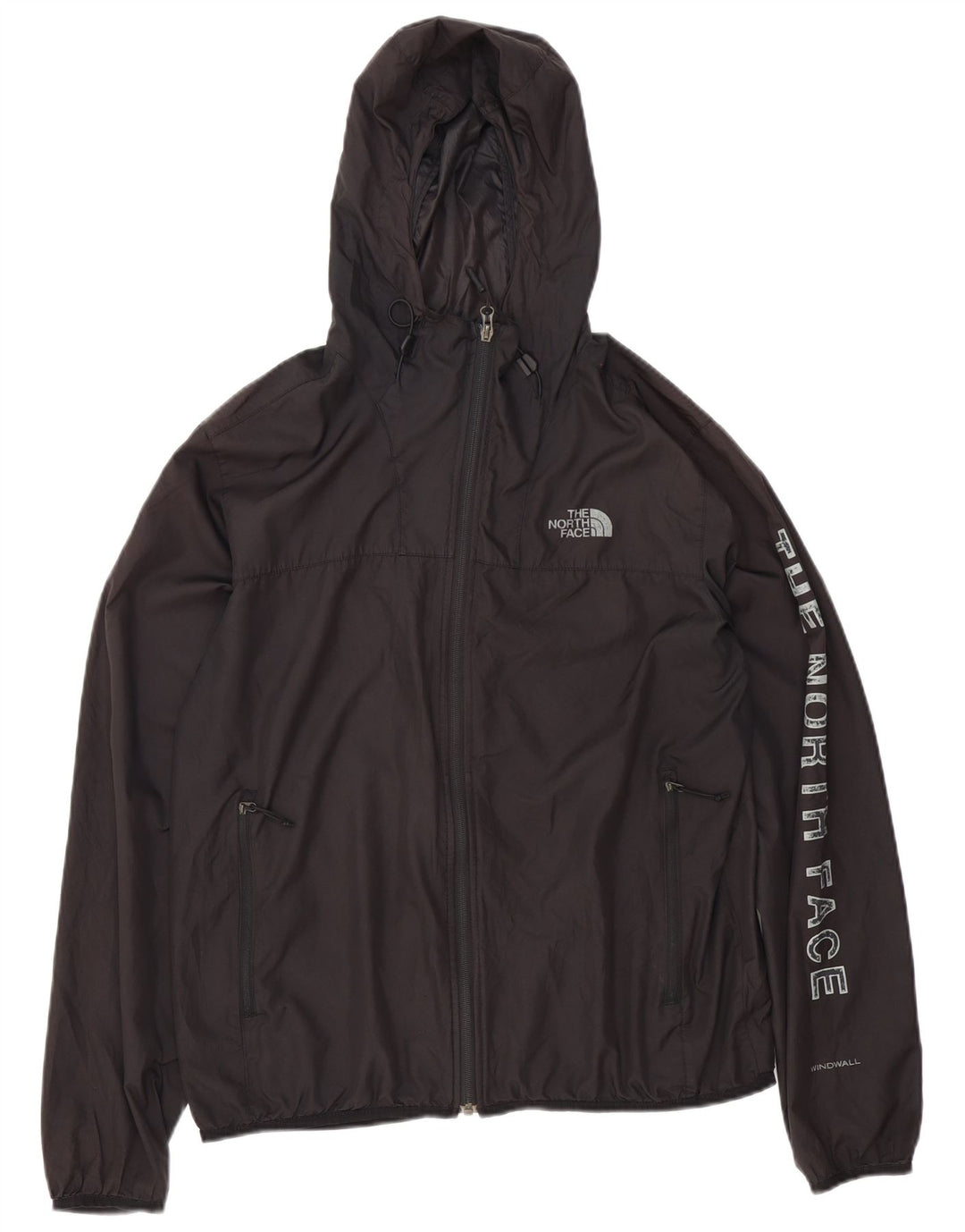 Jachetă de ploaie cu glugă The North Face pentru bărbați UK 38 Poliester mediu negru