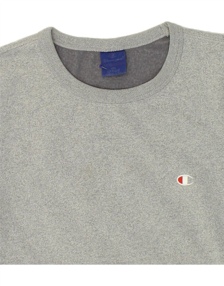 CHAMPION Womens Sweatshirt Jumper UK 16 Large Grey Cotton Vintage Champion and Second-Hand Champion from Messina Hembry 