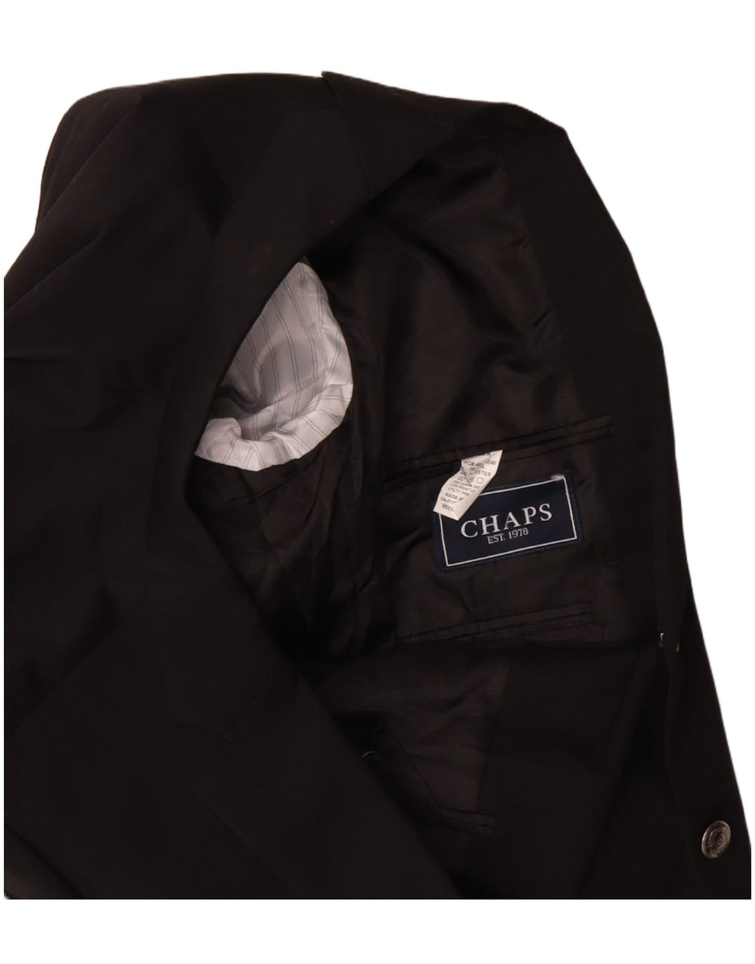 Jachetă pentru bărbați CHAPS cu 2 nasturi, UK 38 Medium Black