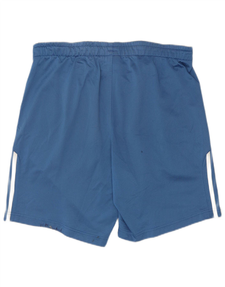 Pantaloni scurți sport Adidas pentru bărbați, poliester albastru mediu
