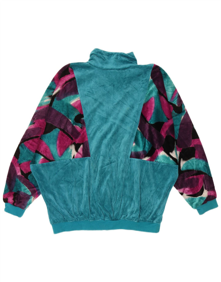 Jachetă de top pentru trening din velur Schneider pentru femei IT 44 Medium Blue Geometric
