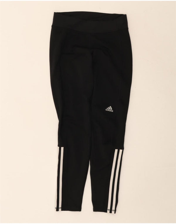 Leggings pentru femei Adidas UK 8/10 Poliester negru mic